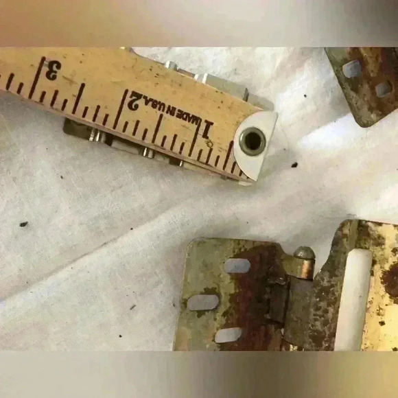 vtg lot of 8 door hinges - Picture 12 of 15